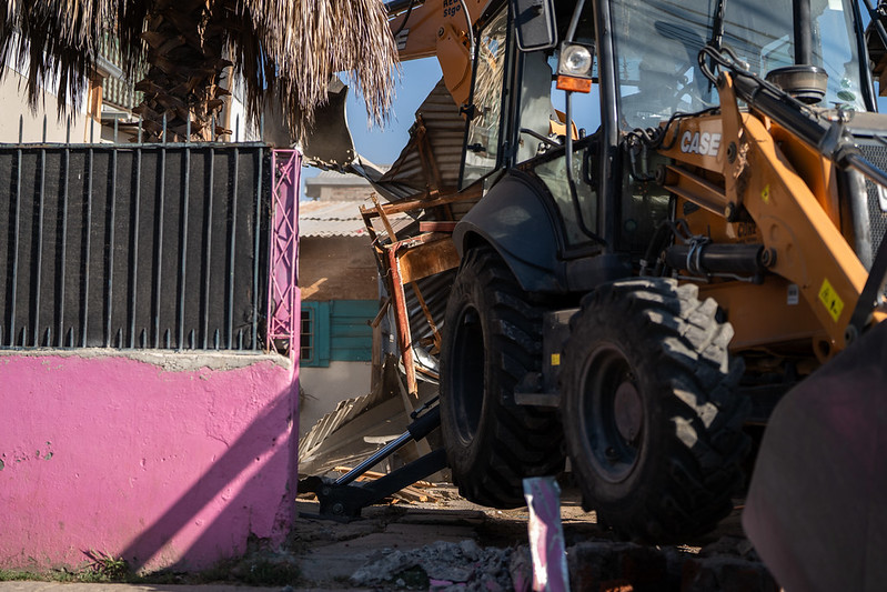 Demolición de casa
