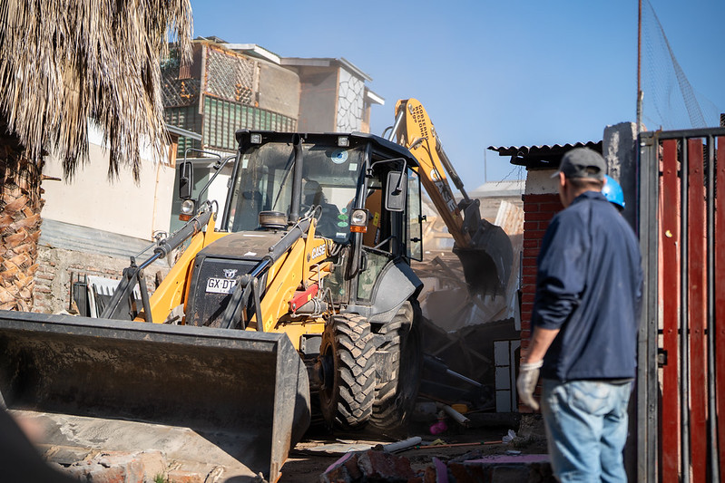 Demolición de casa