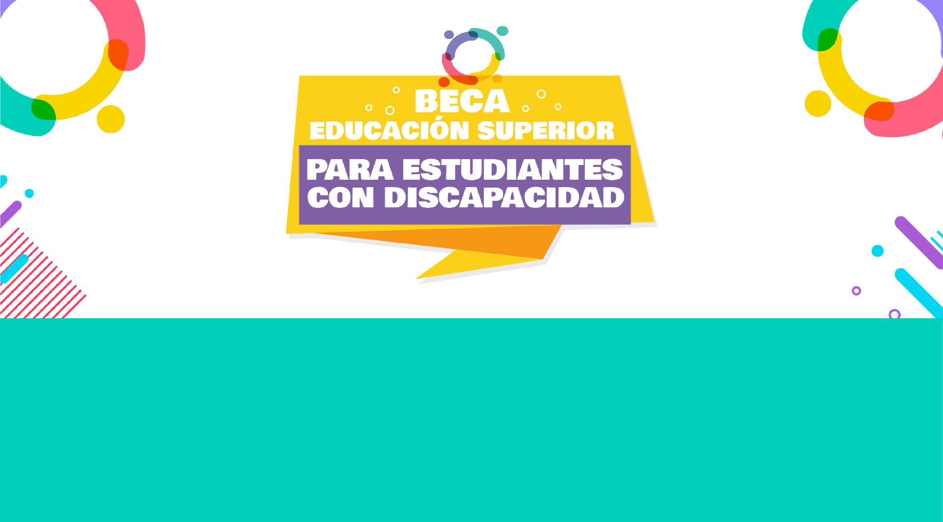 Beca Discapacidad Educación Superior 2024