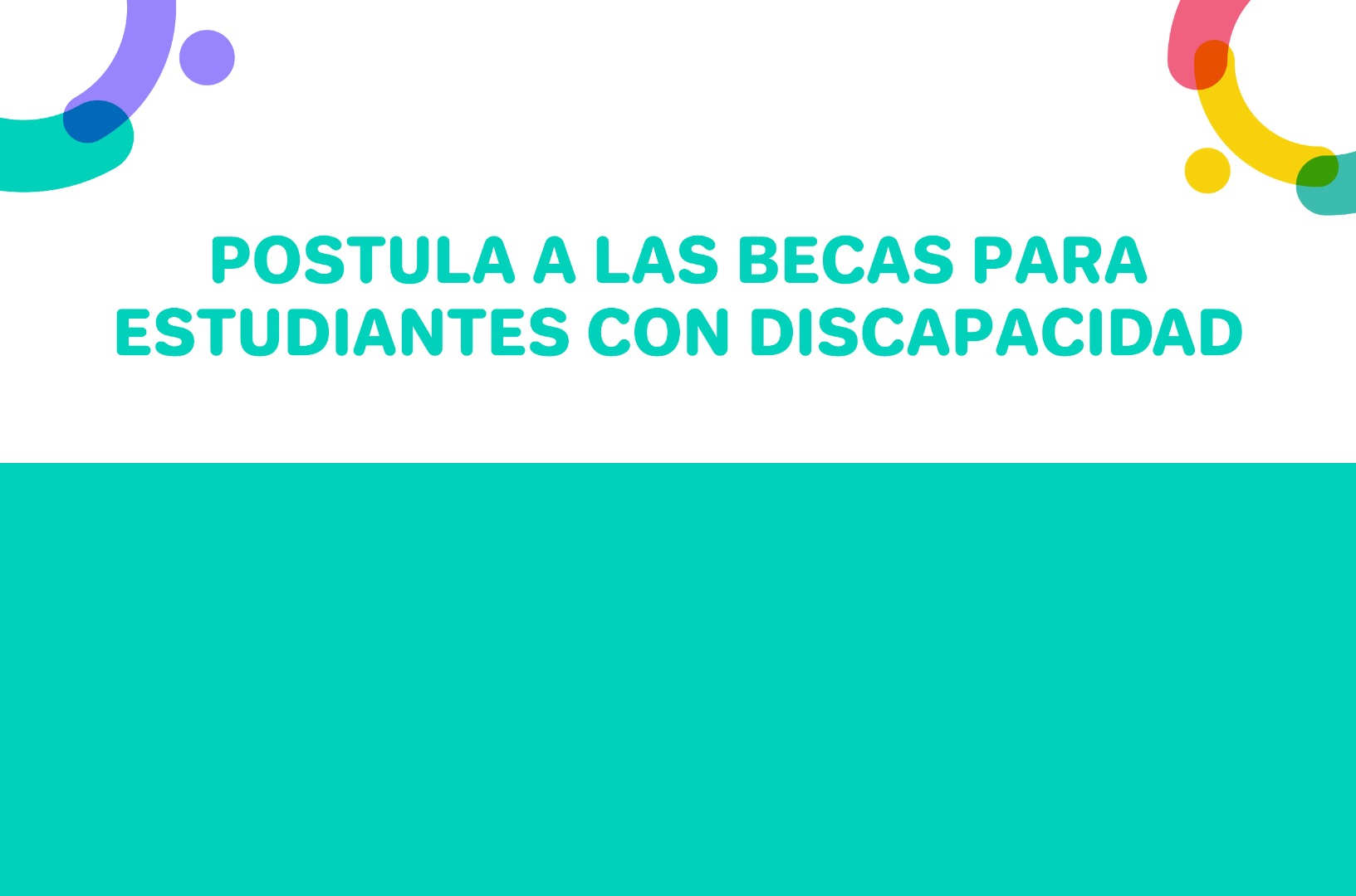 Beca Discapacidad