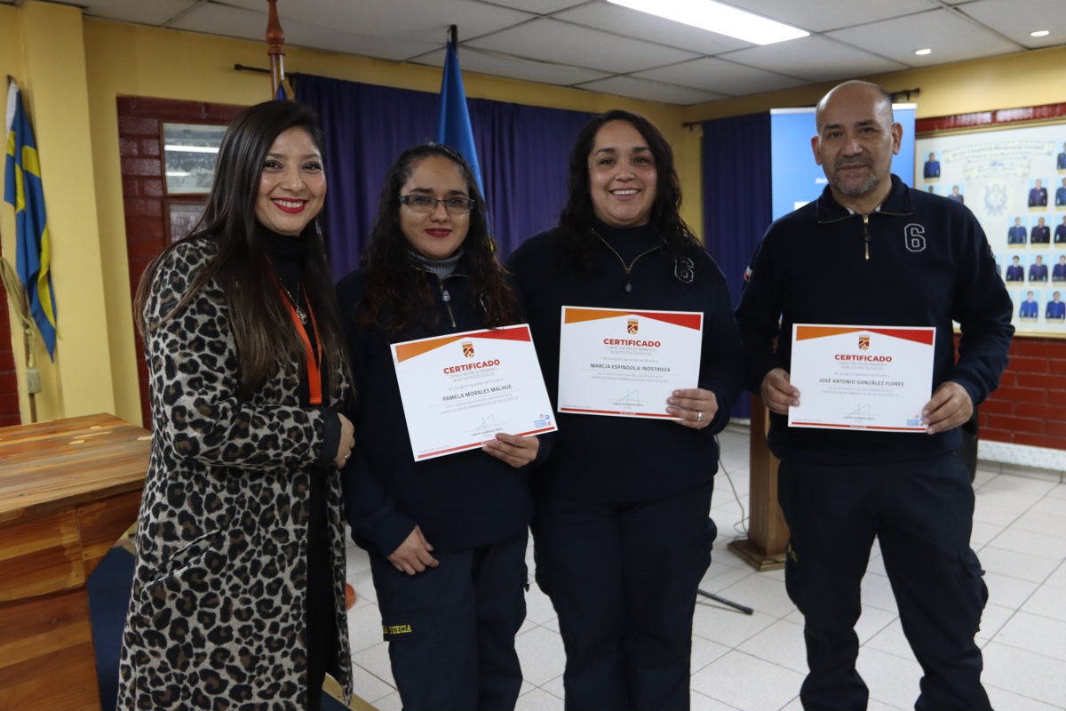 Certificación bomberos