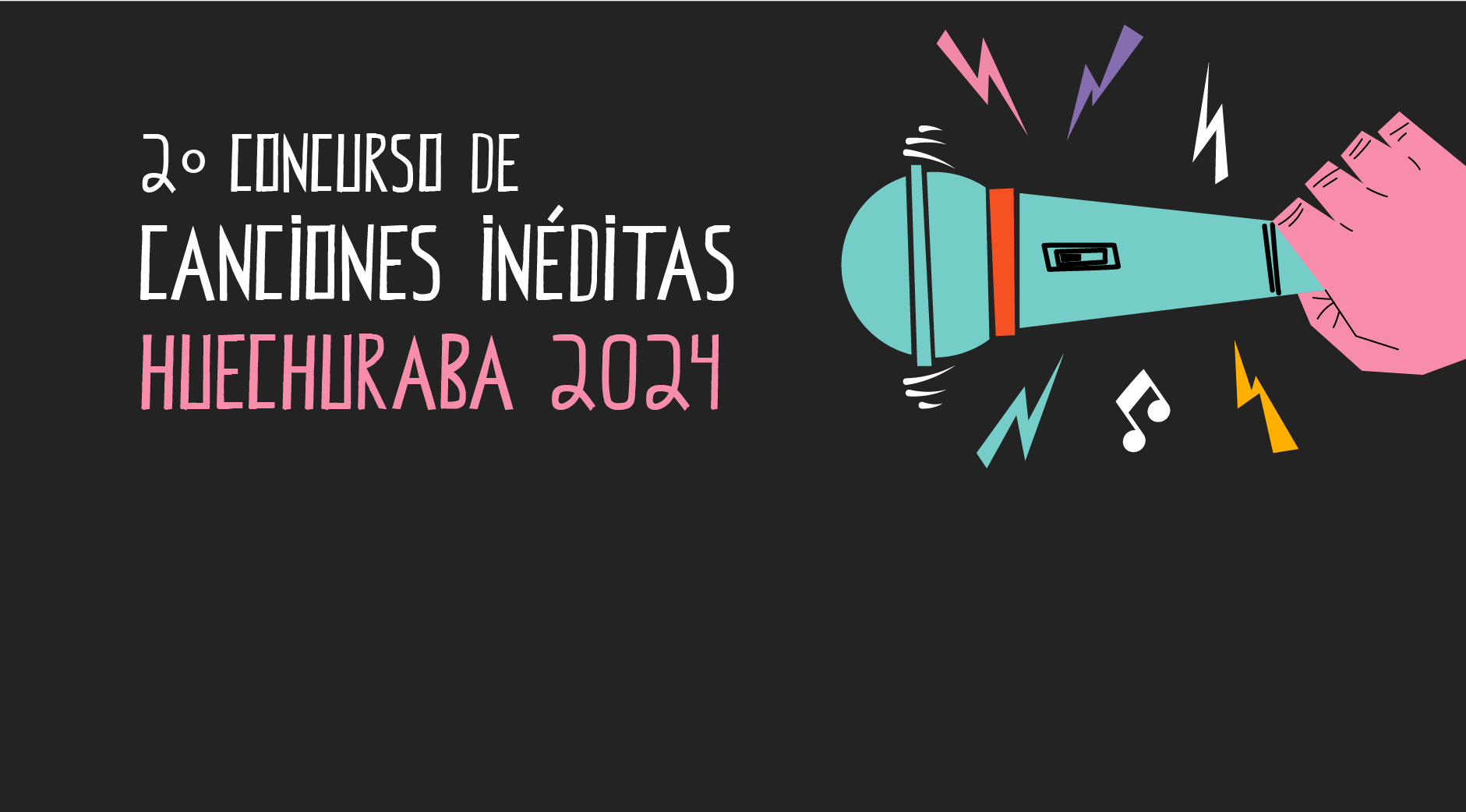 Si eres mayor de edad, vives en Huechuraba y tienes una canción original e inédita, completa el formulario en línea y envíanos tu tema.