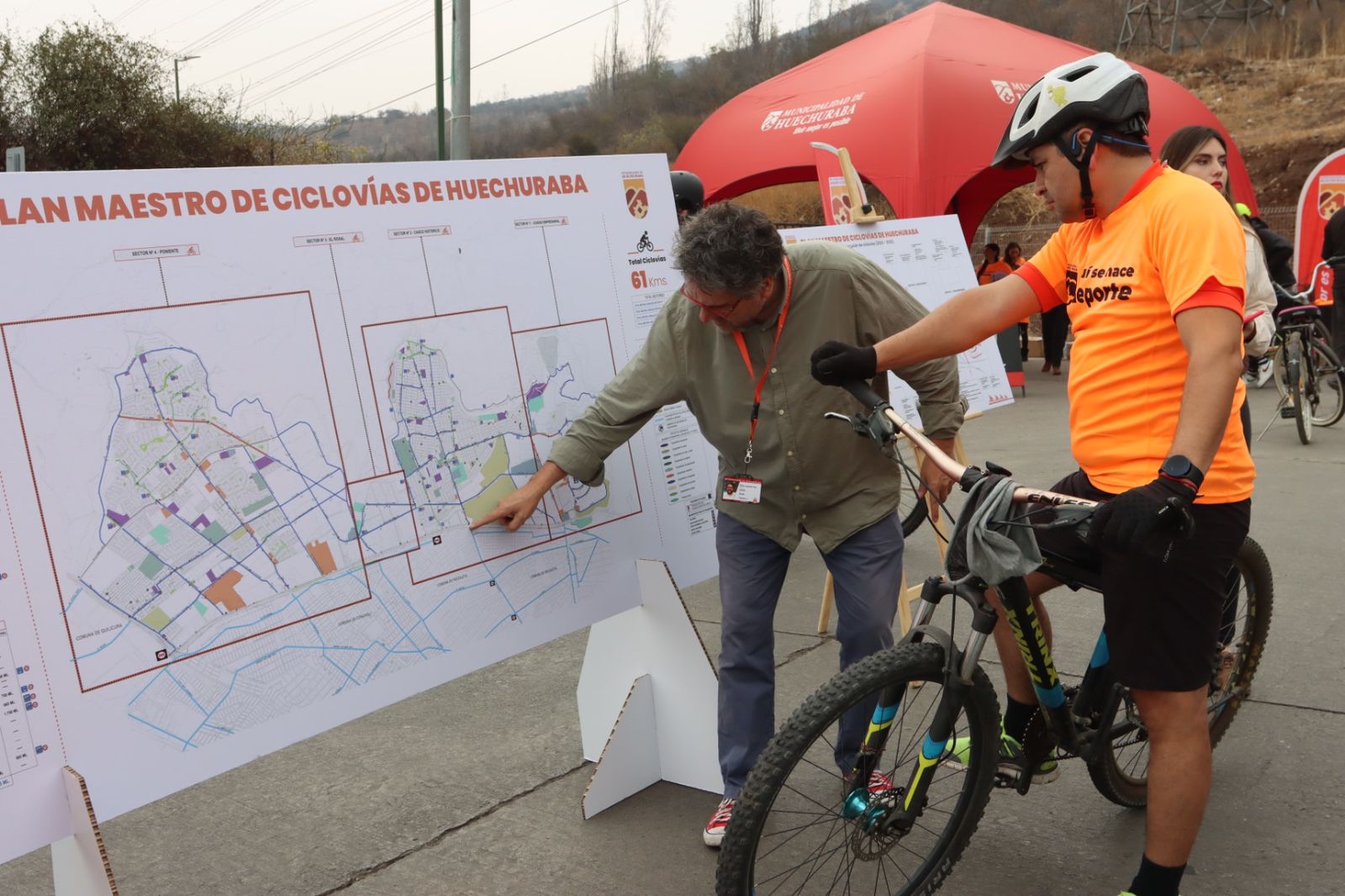 Inauguración Ciclovía El Carmen