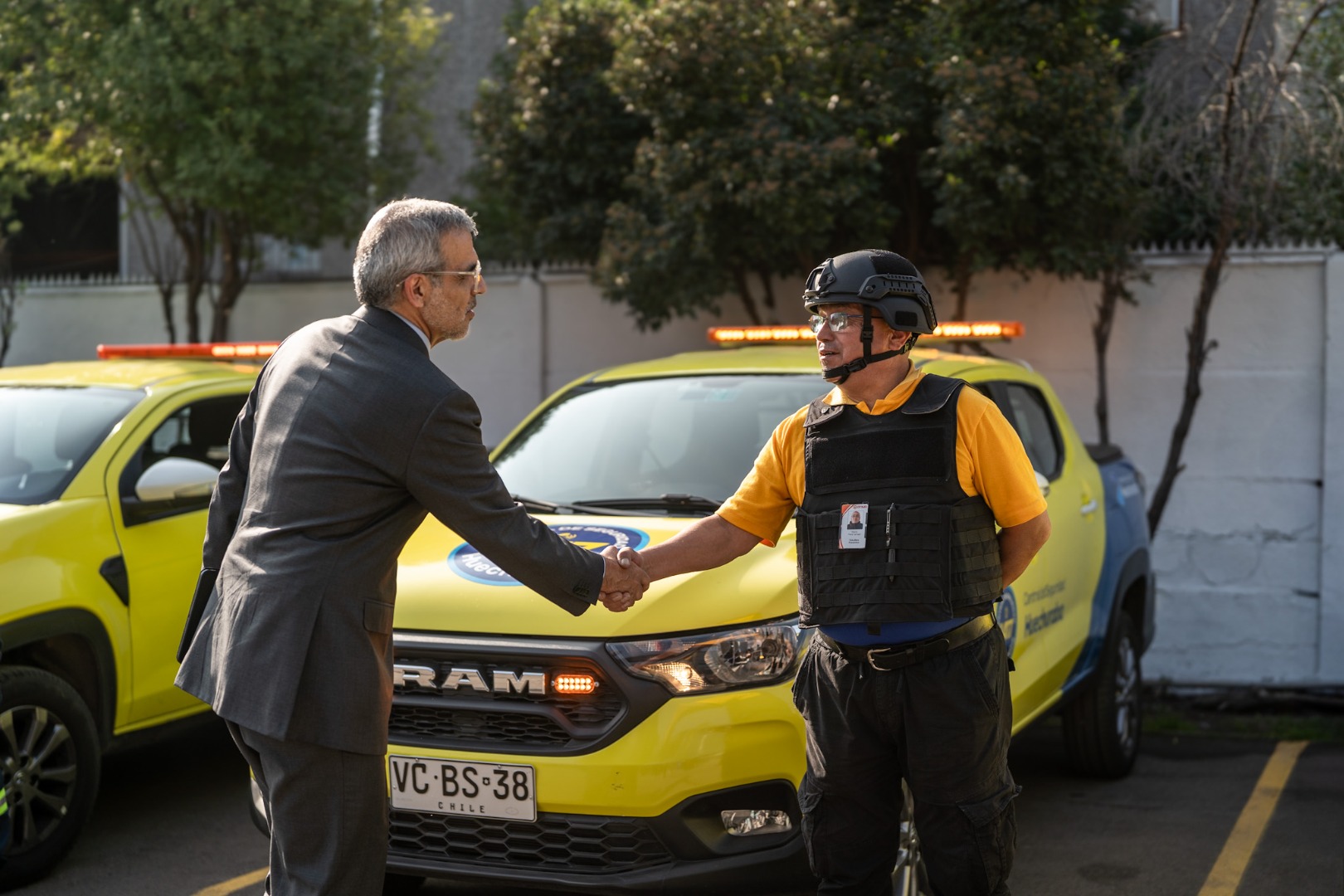 Visita Ministro Seguridad